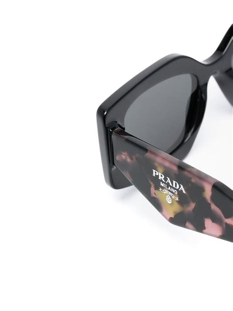 prada sonnenbrille leopard|Prada Eyewear Leopard Print Tinted Sunglasses.